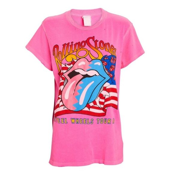 MadeWorn Tops - Madeworn Rolling Stones Flag Graphic T-Shirt - NEW